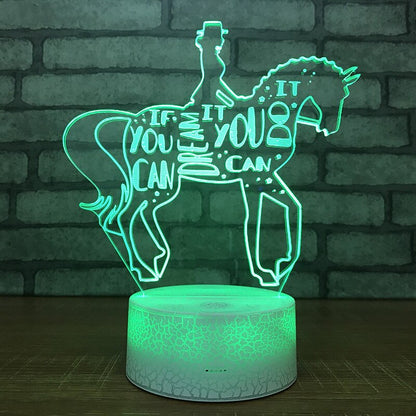 Lampe Cheval dressage