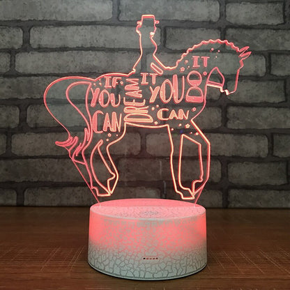 Lampe Cheval dressage
