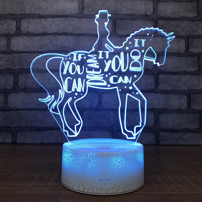 Lampe Cheval dressage
