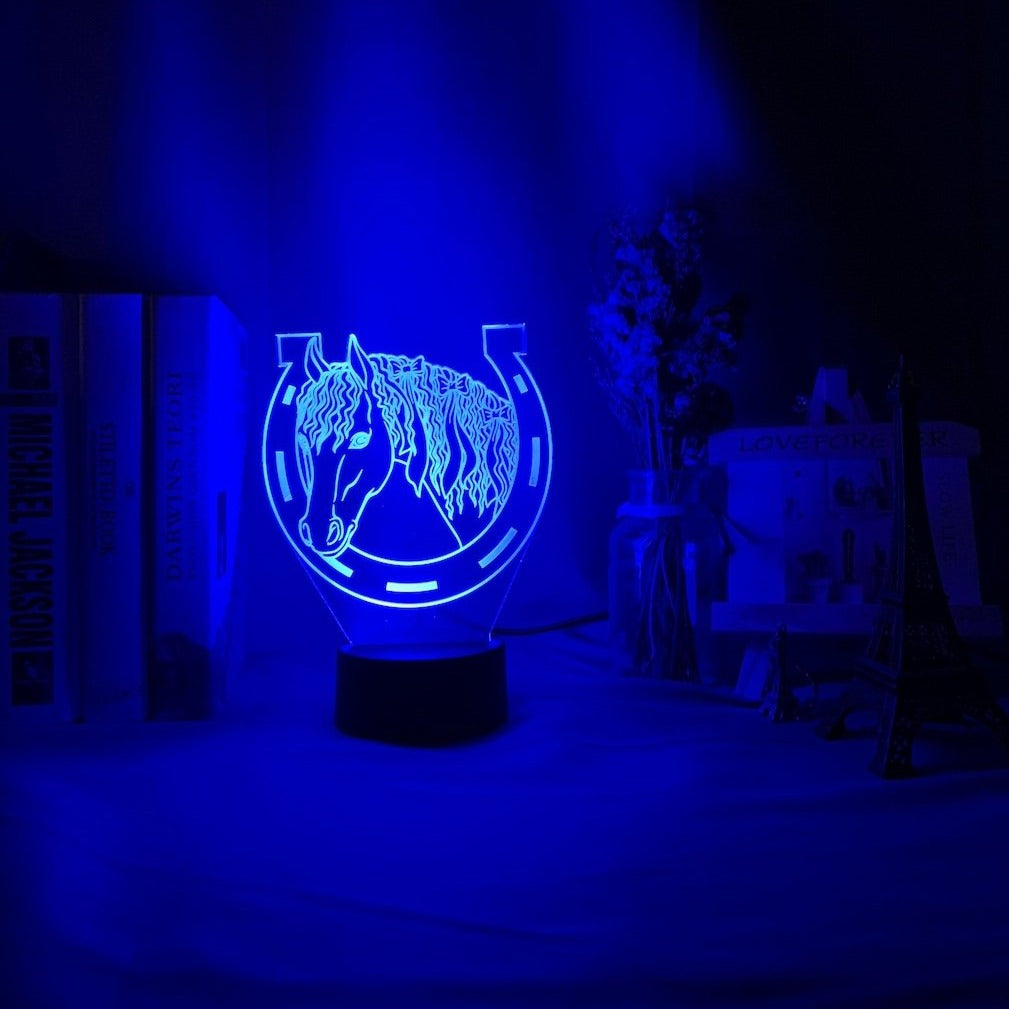 Lampe fer à cheval