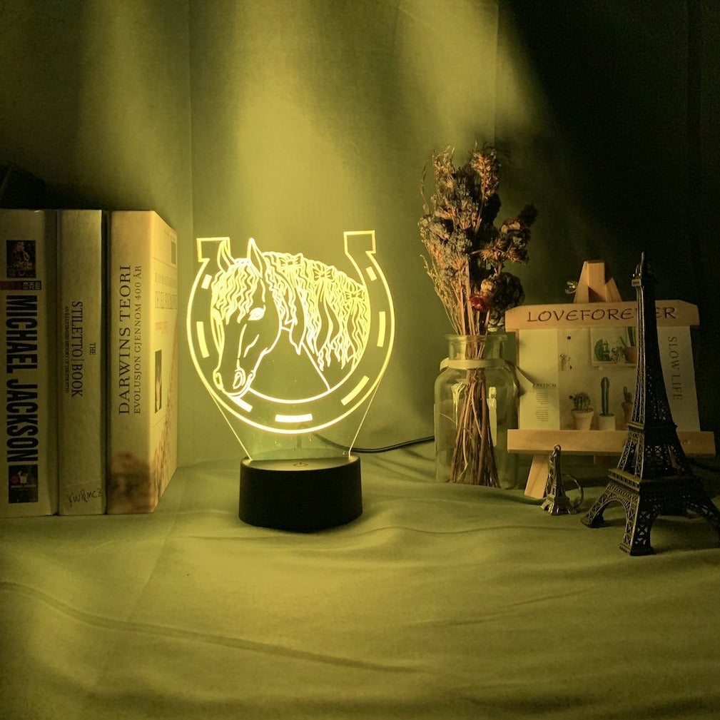 Lampe fer à cheval