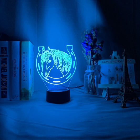 Lampe fer à cheval