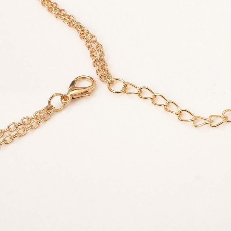 Double collier gemme chanceuse