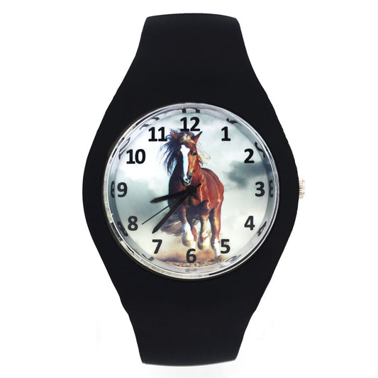 Montre Cheval en silicone