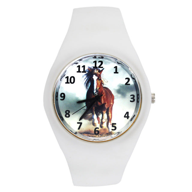 Montre Cheval en silicone