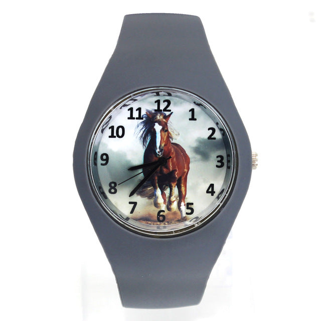 Montre Cheval en silicone