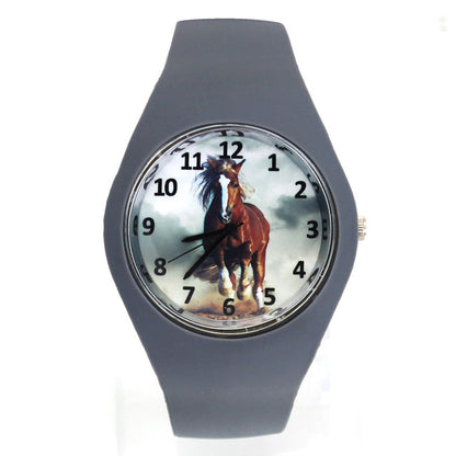 Montre Cheval en silicone