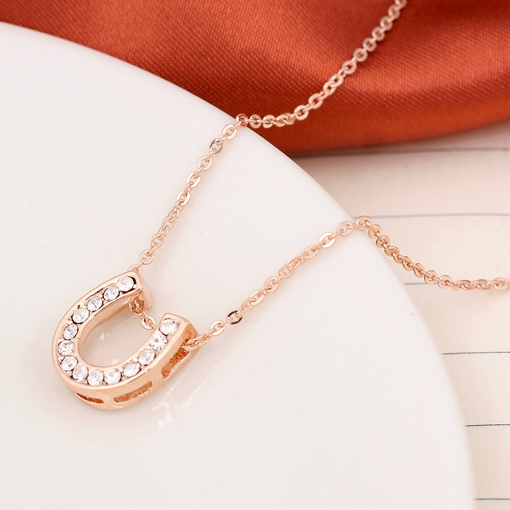 Collier Fer à Cheval Cristaux