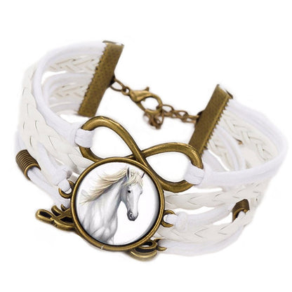Bracelet Cheval Cuir Coloré
