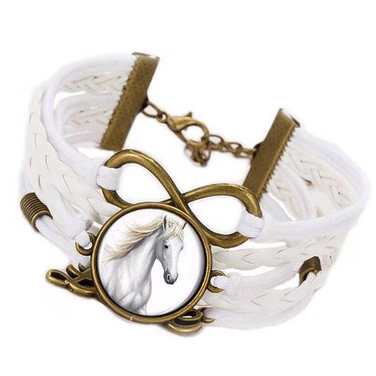 Bracelet Cheval Cuir Coloré