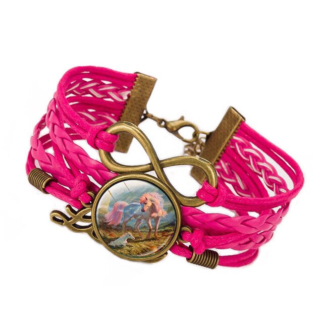 Bracelet Cheval Cuir Coloré