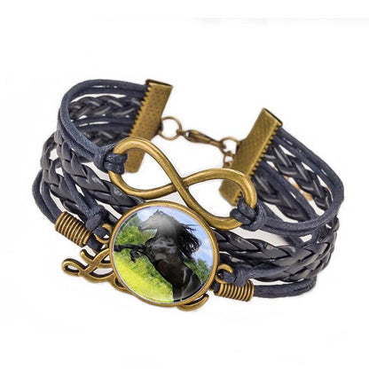 Bracelet Cheval Cuir Coloré
