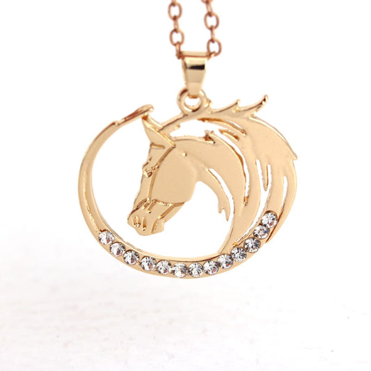 Collier Cheval Crinière longue