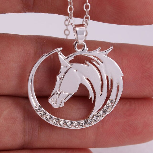 Collier Cheval Crinière longue