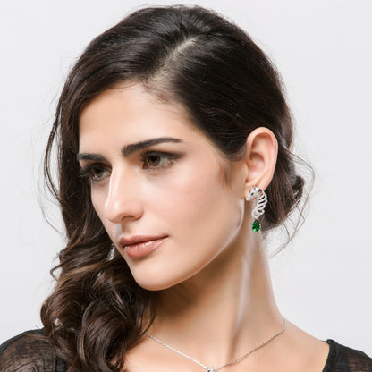 Boucles D'oreilles Tête de Cheval en cristaux