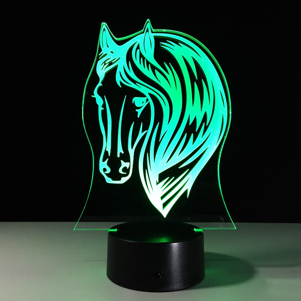 Veilleuse tête de cheval