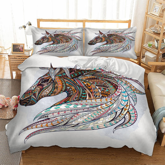 Housse de Couette Cheval Bohème