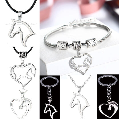 Bracelet Pendentif Chevaux