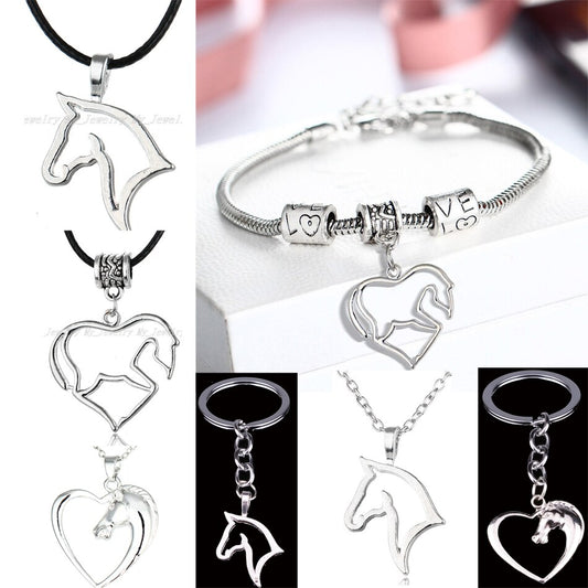 Bracelet Pendentif Chevaux