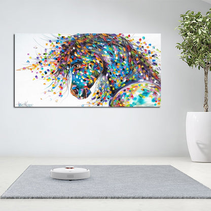 Tableau Cheval Pop Art
