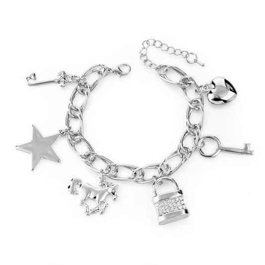 Bracelet Chaîne Charm Cheval