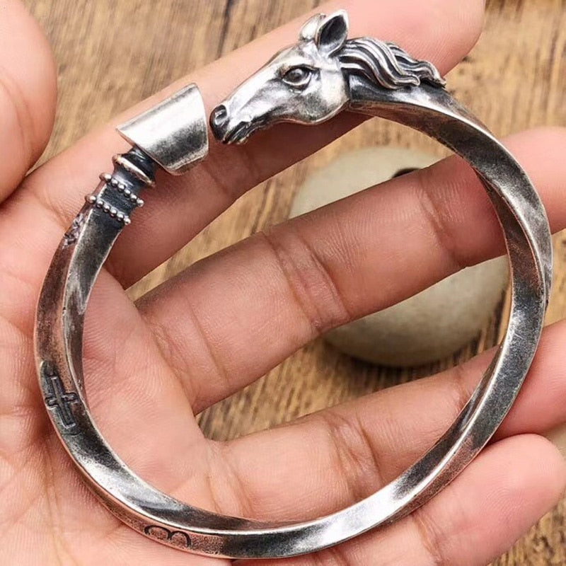 Bracelet Jonc Tête de Cheval