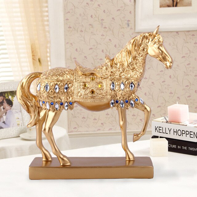 Statue Cheval <br> Patte en l'air