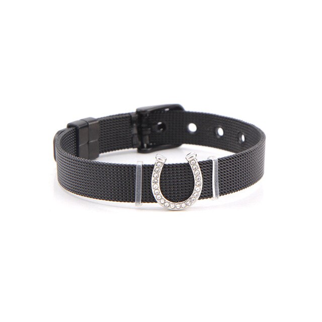 Bracelet Cheval <br> Maille Milanaise