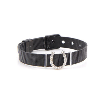 Bracelet Cheval <br> Maille Milanaise