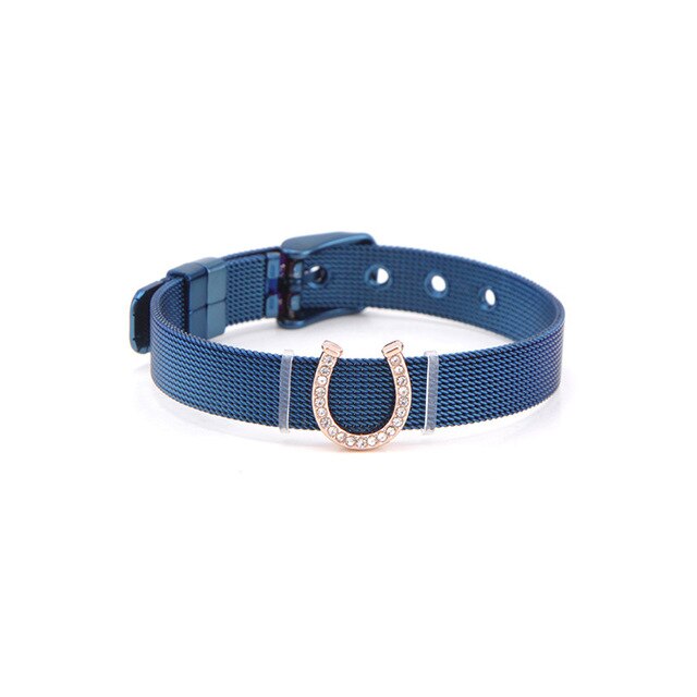 Bracelet Cheval <br> Maille Milanaise