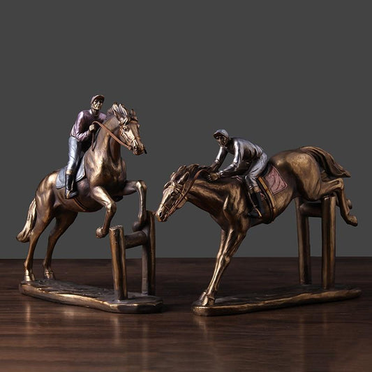 Statue Cheval De Course
