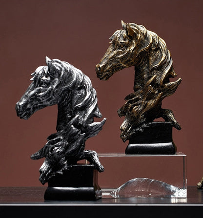 statuettes tete de cheval