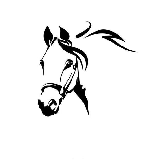 stickers tête de cheval