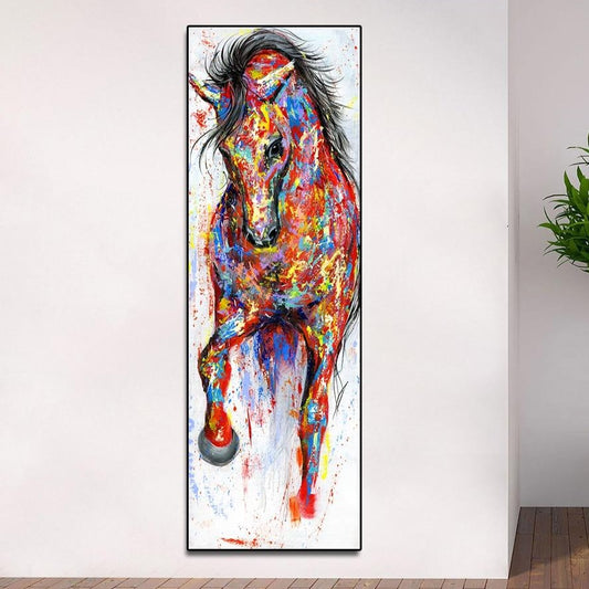 Tableau Cheval <br> Coloré au Galop