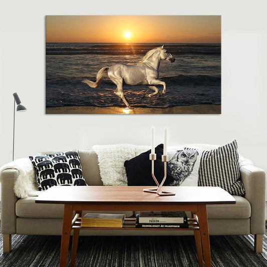 Tableau Chevaux Mer