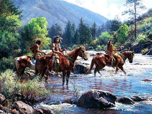 Tableau Cheval Indien