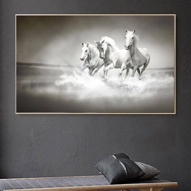 Tableaux Chevaux de Camargue
