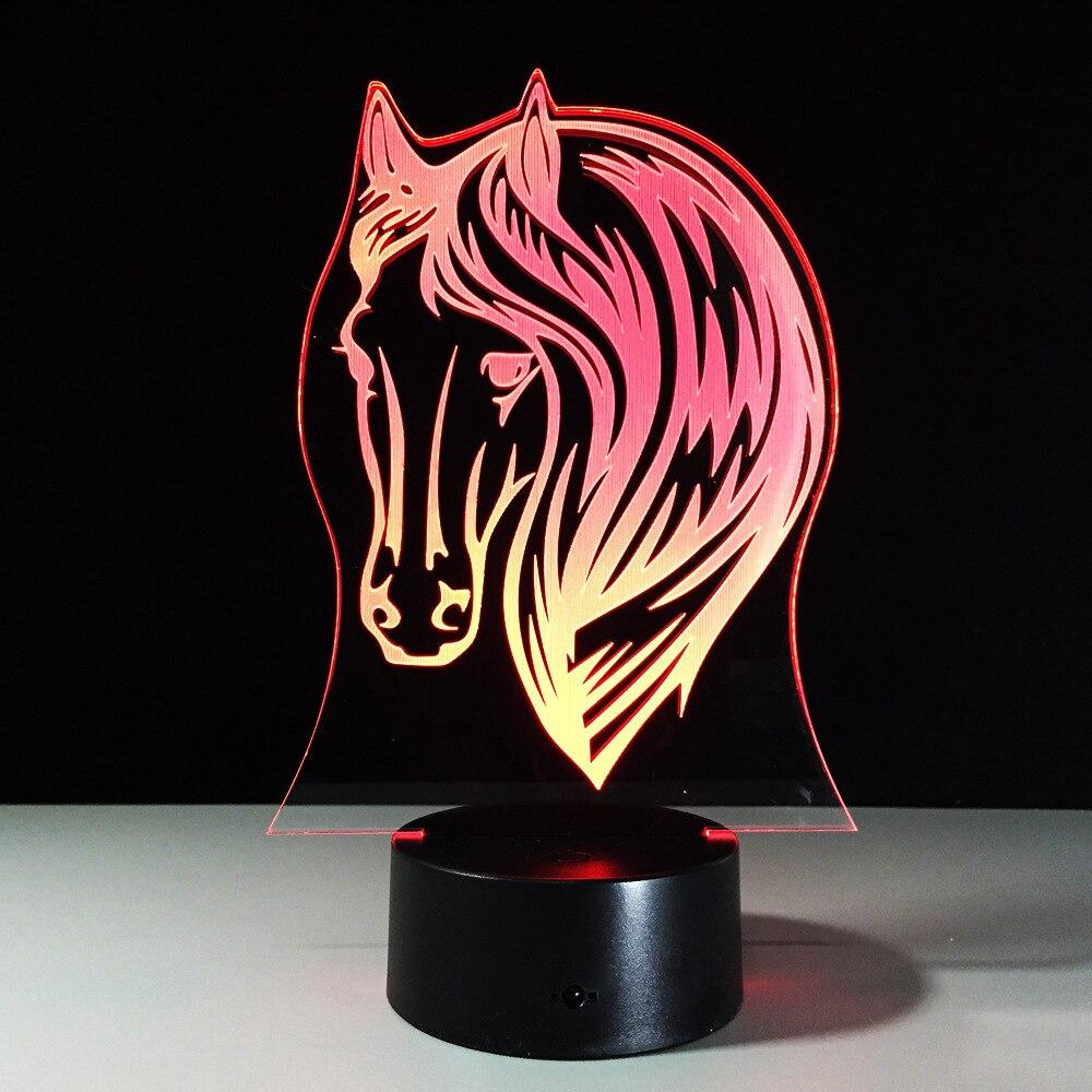 Veilleuse tête de cheval